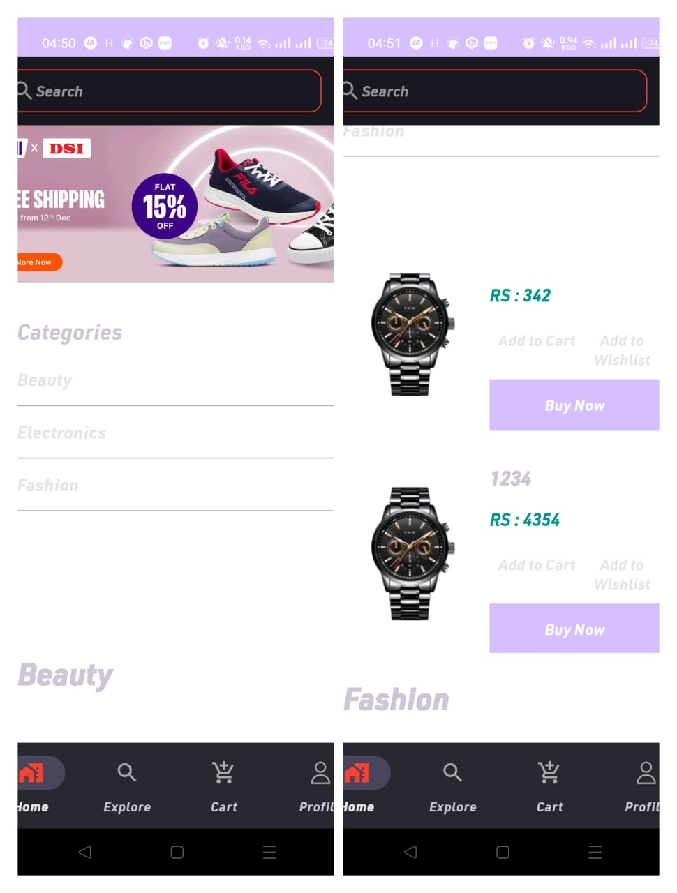M-Commerce Application For HappyCart Using Java (Android)